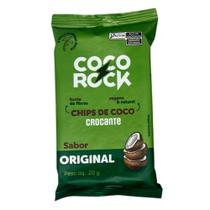 Chips de Coco Crocante Coco Rock Sabor Original 20g