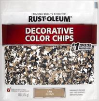 Chips de cor decorativa Rust-Oleum 312447 0,45 kg Tan Blend Chips de cor decorativa Rust-Oleum 312447 0,45 kg Tan Blend