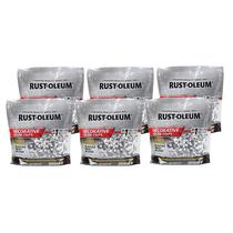 Chips de cor decorativa Rust-Oleum Glacier Grey 2725 ml, pacote com 6