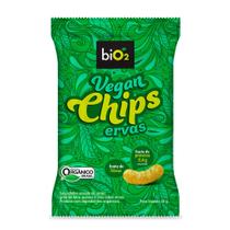 Chips de Ervas Orgânico Vegano biO2 40g