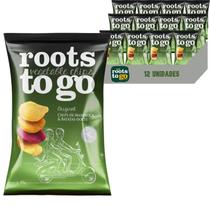 Chips De Mandioca E Batata-Doce Roots To Go 45g (12 Pacotes) Chips De Mandioca E Batata-Doce Roots To Go 45g (12 Pacotes)