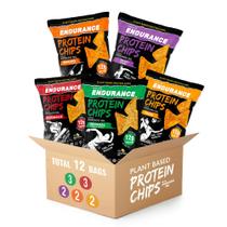 Chips de Proteína Natural Endurance Veganas Low Carb 12 Unidades Chips de Proteína Natural Endurance Veganas Low Carb 12 Unidades