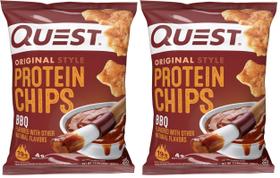 Chips de Proteína Quest BBQ 19g de Proteína Pacote com 24 Unidades de 32g Chips de Proteína Quest BBQ 19g de Proteína Pacote com 24 Unidades de 32g