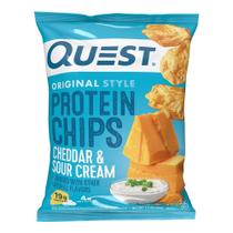 Chips de proteína Quest Nutrition Cheddar e Creme de Leite 33g