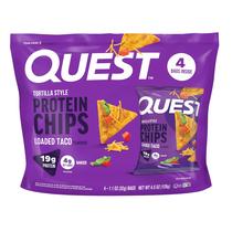 Chips de Proteína Quest Sabor Taco Recheado 19 g de Proteína Baixo Carboidrato Chips de Proteína Quest Sabor Taco Recheado 19 g de Proteína Baixo Carboidrato