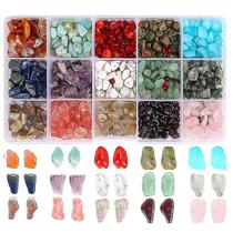 Chips irregulares contas de pedra 15 cores gema gema fazendo DI - generic