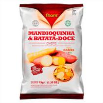 Chips Mandioquinha E Batata Doce Fhom 45g