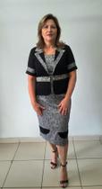 Chique e Prático: Conjunto de Vestido com Blazer de Manga Curta