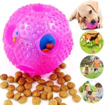 CHLEBEM Brinquedos interativos de cães, bola de brinquedos de mastigação de cães para cães médios pequenos, IQ Tratar a dispensação de alimentos do tédio, amigos do quebra-cabeça Durável Bola de Estimação, Melhor Limpa Dentes Bolas de Cachorr