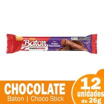 Choc.garoto baton choco stick triplochocolate 12x26g Choc.garoto baton choco stick triplochocolate 12x26g