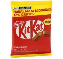 Choc kit kat ao leite pacote 417,6g com 36unidades nestle