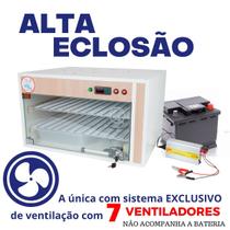 Chocadeira ALTA ECLOSÃO Automática Trivolt 220 ovos com 7 ventiladores e controle de umidade (GC220TU) - Galinha Choca Chocadeiras