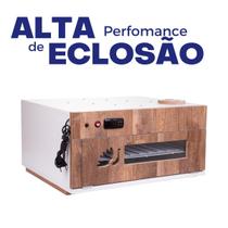 Chocadeira ALTA PERFORMANCE de ECLOSÃO 120 OVOS Premiun PID com ventiladores Bivolt e ovoscópio 4
