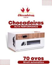 Chocadeira Automática Elétrica ALTA PERFORMANCE 70 OVOS PID com 2 ventiladores Bivolt 110220 Volts e ovoscópio Chocadeira Automática Elétrica ALTA PERFORMANCE 70 OVOS PID com 2 ventiladores Bivolt 110220 Volts e ovoscópio