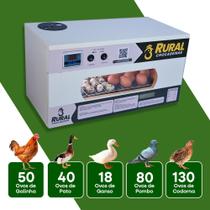 Chocadeira De Ovos 50 A 55 + Ovoscopio+ APP - Eclorural