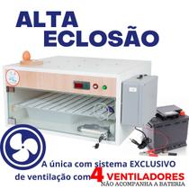 Chocadeira Elétrica ALTA ECLOSÃO Automática 120 ovos Trivolt carregador embutido Controlador de Temperatura e Umidade PID 4 ventiladores e ovoscópio Chocadeira Elétrica ALTA ECLOSÃO Automática 120 ovos Trivolt carregador embutido Controlador de Temperatura e Umidade PID 4 ventiladores e ovoscópio