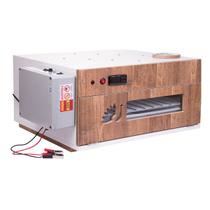 Chocadeira elétrica alta performance 120 ovos "4 ventiladores" controlador de temperatura pid trivolt com carregador embutido e ovoscópio