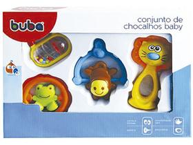 Chocalho Baby 4 Peças - Buba Toys