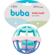 Chocalho Baby Ball Cute Colors Buba Chocalho Baby Ball Cute Colors Buba