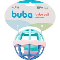 Chocalho Baby Ball Cute Colors Buba Chocalho Baby Ball Cute Colors Buba