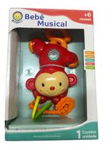 Chocalho Bebê Mordedor Musical Brinquedo Macaco Interativo - Kitstar