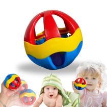 chocalho bolinha bebê sensorial brinquedo educativo colorido coordenação motor presente