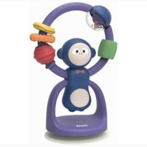 Chocalho Brinquedo Macaquinho Ventosa Ideal Coordenação Motora Com Luz e Som