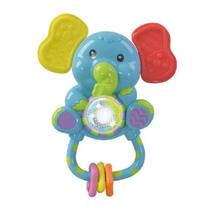 Chocalho Brinquedo Mordedor Divertido Musical Elefante Bebês
