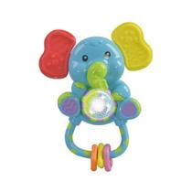 Chocalho brinquedo mordedor divertido musical elefante - KITSTAR