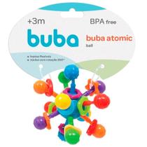 Chocalho com Atividades para Bebê - 2 em 1 - Atomic Ball - Colorido - Buba