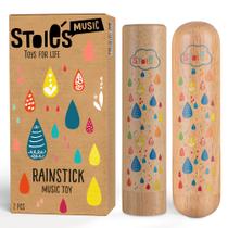 Chocalho de Chuva de Madeira Stoie's - Instrumento Musical para Crianças