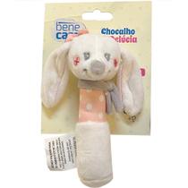 Chocalho de Pelucia Baby Estimula os Sentidos 17cm