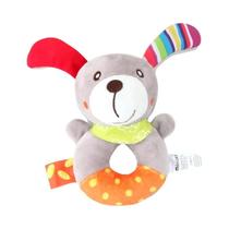 Chocalho de Pelúcia Bebê Elefante - Brinquedo Infantil Educativo e Mordedor