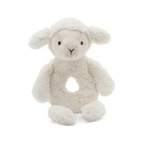 Chocalho de Pelúcia Ovelha Bashful Jellycat Macia 15 cm Chocalho de Pelúcia Ovelha Bashful Jellycat Macia 15 cm