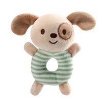 Chocalho de Pelúcia para Bebê - Brinquedo Infantil com Anel de Mão
