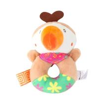 Chocalho de Pelúcia para Bebê - Móbile de Berço com Desenhos Animados - Brinquedo Educativo