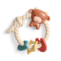 Chocalho de silicone Teether Itzy Ritzy Highland Cow +3 meses