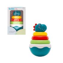 Chocalho Dino Teimoso com Argolas Brinquedo Buba Bebê