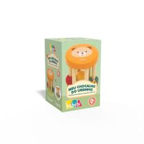 Chocalho Do Ursinho Em Madeira Babebi - 3009