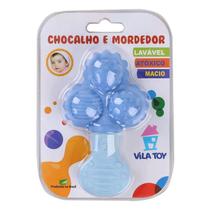 Chocalho E Mordedor Vila Toy Bolas Azul Chocalho E Mordedor Vila Toy Bolas Azul