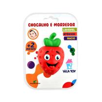 Chocalho e Mordedor Vila Toy Morango