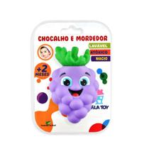 Chocalho e Mordedor Vila Toy Uva