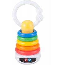 Chocalho Fisher Price Rockastack Clacker - Mattel Chocalho Fisher Price Rockastack Clacker - Mattel