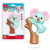 Chocalho Infantil Animal Coala Mordedor Ventosa Bebe Livre BPA Castela Chocalho Infantil Animal Coala Mordedor Ventosa Bebe Livre BPA Castela