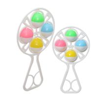 Chocalho Infantil Com Bolinhas Interativo Menino Menina