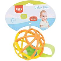 Chocalho Interativo BABY BALL LUZ e Som Amarelo Buba 5848