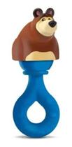 Chocalho Masha Ou Urso Divertoys Mordedor Bebê Brinquedo Chocalho Masha Ou Urso Divertoys Mordedor Bebê Brinquedo