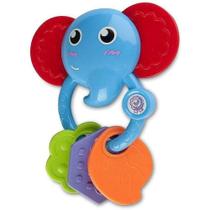 Chocalho - Morde Morde Animal - Elefante ZP00666 LUMINUS IMPORTACAO E - Zoop Toys
