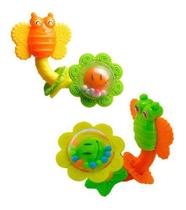 Chocalho Mordedor Abelha e Flor Para Bebês 6 Meses Brinquedo - Etitoys