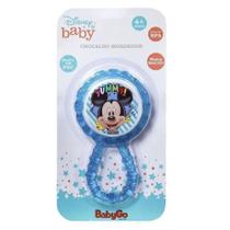 Chocalho Mordedor BabyGo Disney Mickey a partir de 4 meses 1 unidade Chocalho Mordedor BabyGo Disney Mickey a partir de 4 meses 1 unidade